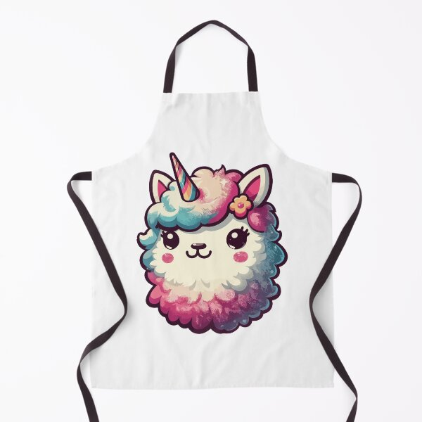 Item preview, Kawaii rainbow llamacorn unicorn llama designed and sold by TomFrontierArt.