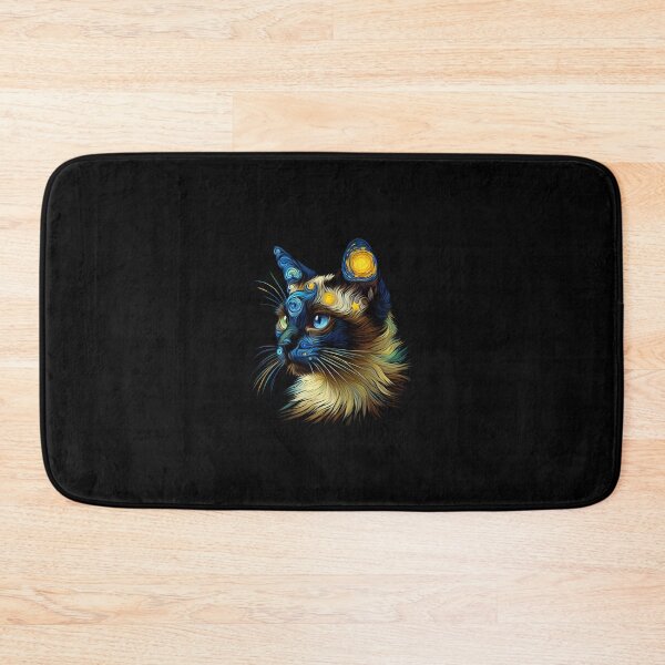 Item preview, Siamese Reverie: Artful Whiskers designed and sold by BastKittyStore.