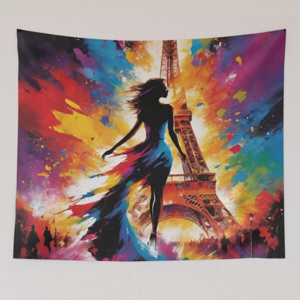 Item preview, Paris girl with Eiffel Tower designed and sold by JackFreestone.