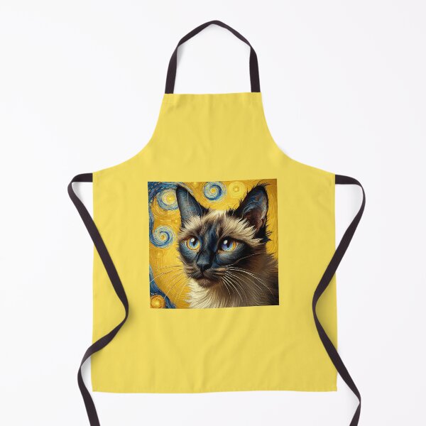 Artikelvorschau, Siamese Canvas: Van Gogh Muse entworfen und verkauft von BastKittyStore.