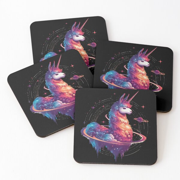 Item preview, Trendy Doodle rainbow llamacorn unicorn llama designed and sold by TomFrontierArt.
