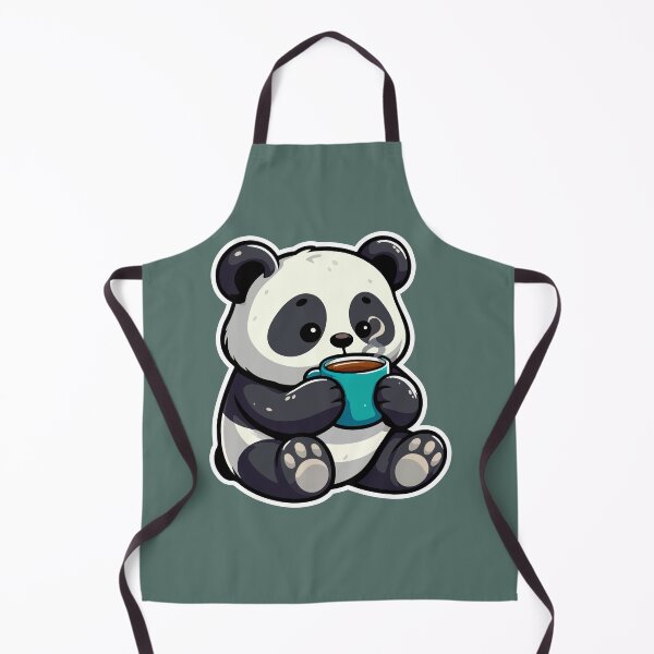 Item preview, Kawaii Cute Panda Drinking Coffee 4 | Pets and Animals for Men and Women t-shirt designed and sold by panchiTWO.
