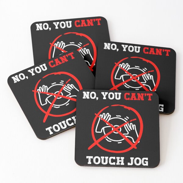 Item preview, Hands Off The Decks - Funny Aesthetic Art For DJ designed and sold by Raccoon's World.