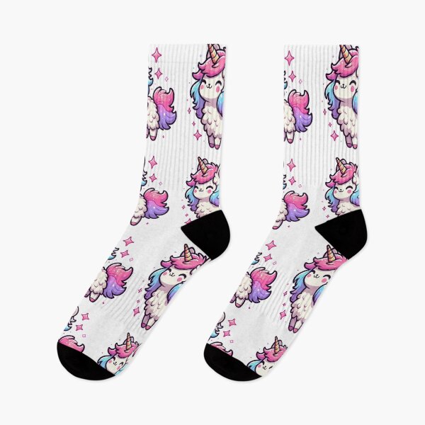 Item preview, Kawaii rainbow llamacorn unicorn llama designed and sold by TomFrontierArt.