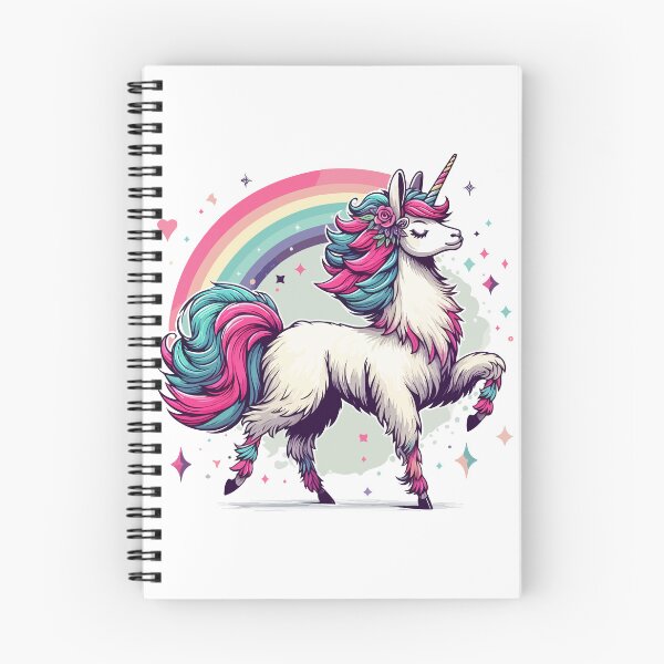 Item preview, Kawaii rainbow llamacorn unicorn llama designed and sold by TomFrontierArt.