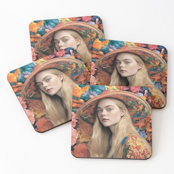 Item preview, Flower world with Elle Fanning designed and sold by bogfl.