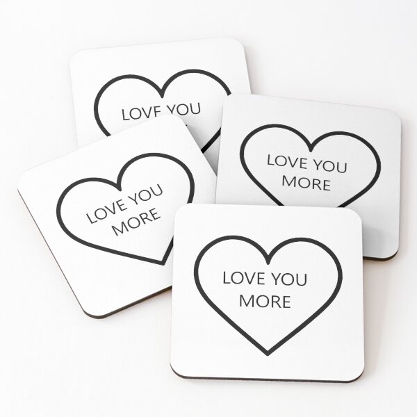 Item preview, Love You More Heart designed and sold by FrostyFrisby.