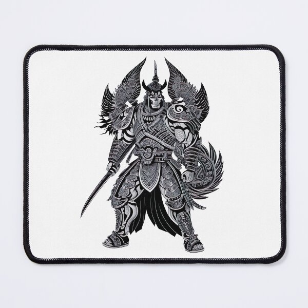 Item preview, Japanese Samurai Warrior Mystical Oni Japan designed and sold by Frostquest.