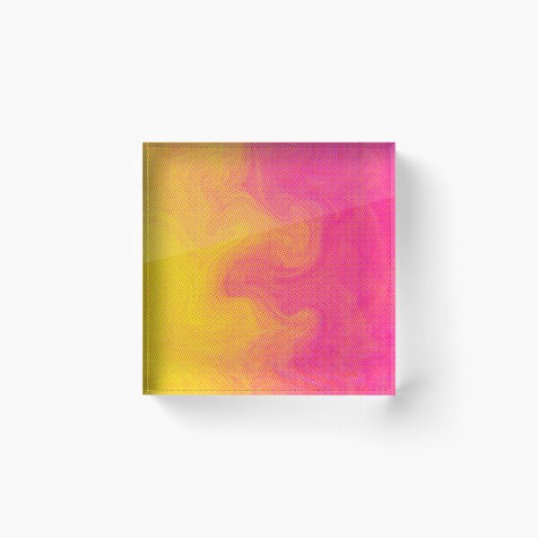 Item preview, Dots, Hot Pink, Yellow, Orange, Watercolour- Marble Pattern Design designed and sold by theprintedclub.