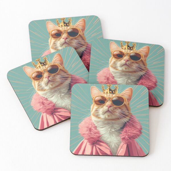 Item preview, Regal Feline Monarch designed and sold by HomeAndHope.