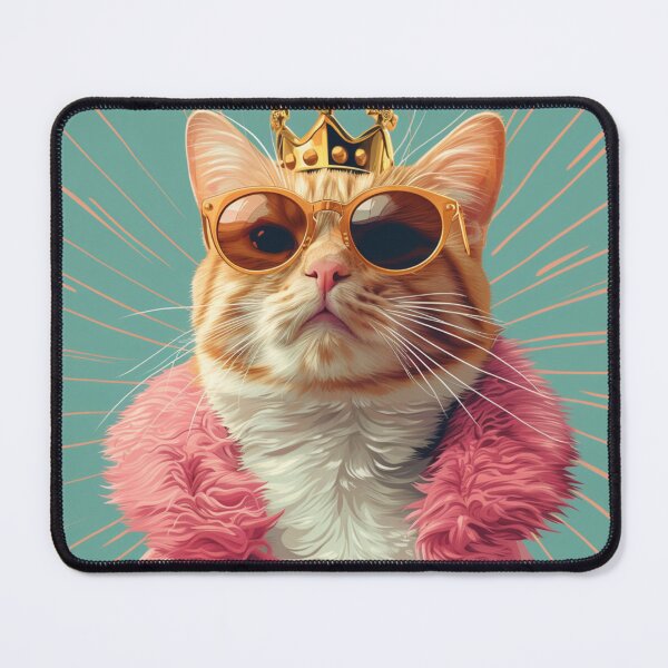 Item preview, Regal Feline Monarch designed and sold by HomeAndHope.