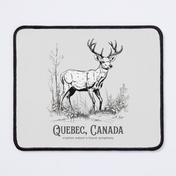Item preview, QUEBEC’S WANDERLUST: DEER UNVEILING NATURE’S CHARM designed and sold by kcaandwu.