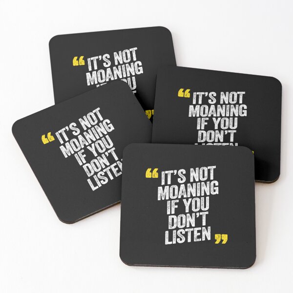 Item preview, It's Not Moaning If You Don't Listen Married Relationships designed and sold by w1ckerman.