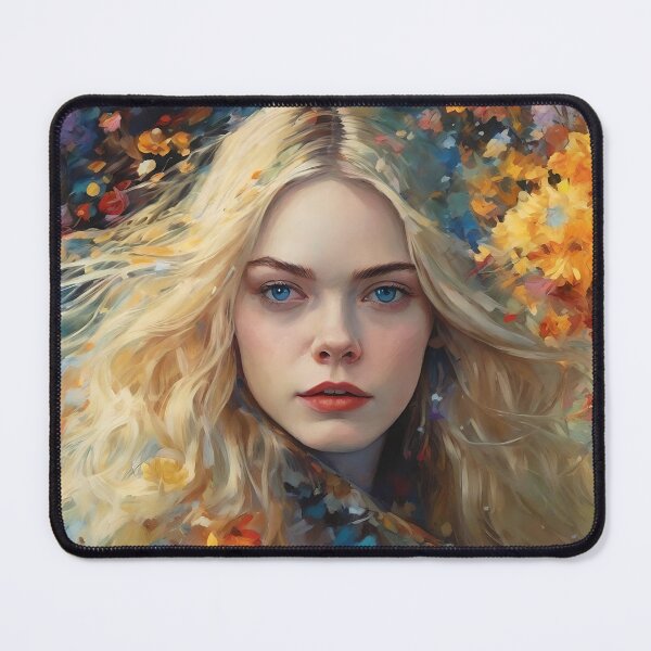 Item preview, colorful picture with Elle Fanning designed and sold by bogfl.