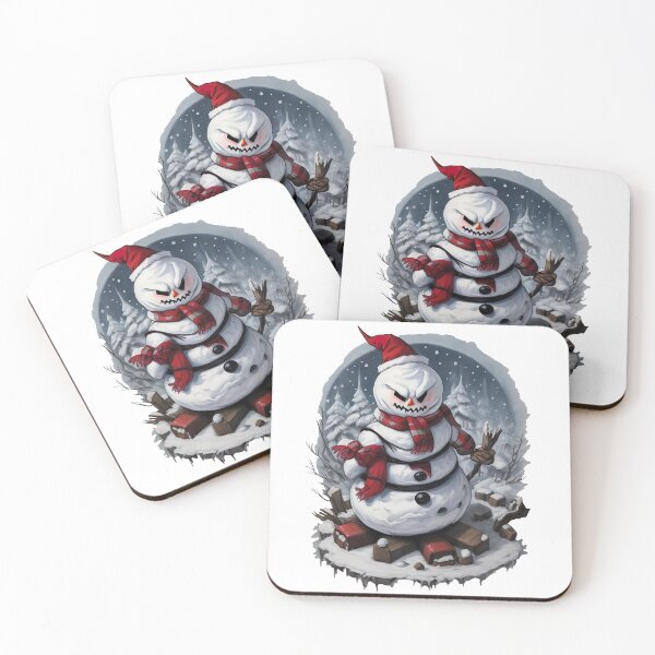 Item preview, Snowman Evil Evil Snowman Winter Christmas designed and sold by Frostquest.