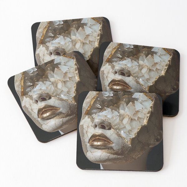 Item preview, Geode Agate Woman Portrait designed and sold by BilgePaksoylu.