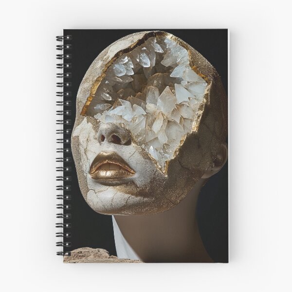 Item preview, Geode Agate Woman Portrait designed and sold by BilgePaksoylu.