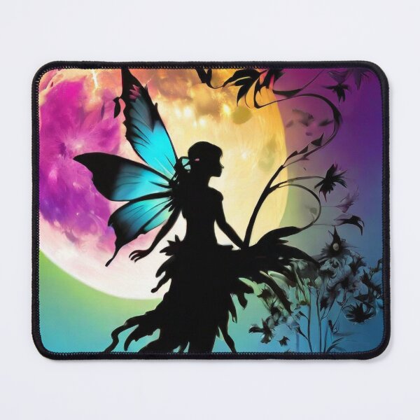 Item preview, Lunar Radiance | Fairy Silhouette in Celestial Colorsplash designed and sold by MysticFable.