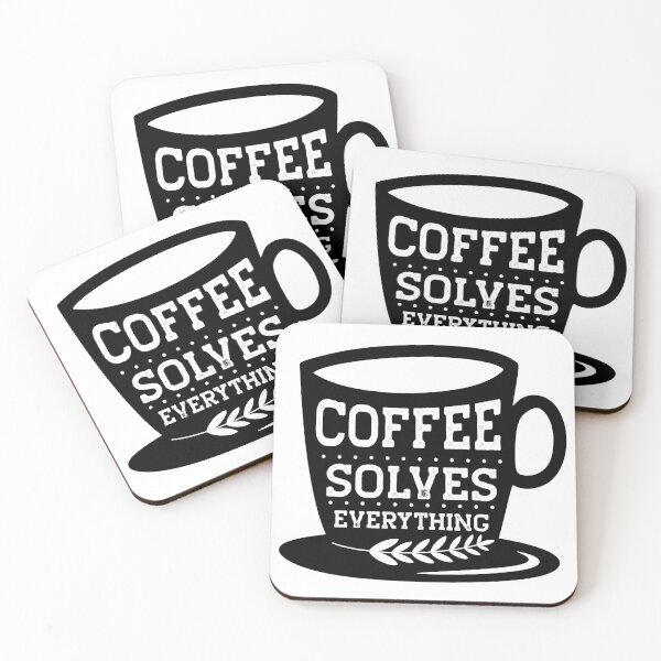 Item preview, Coffee solves everything  designed and sold by MAF_Merch.