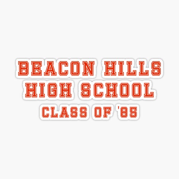 Beacon Hills HS Sticker for Sale by AnonymousFox