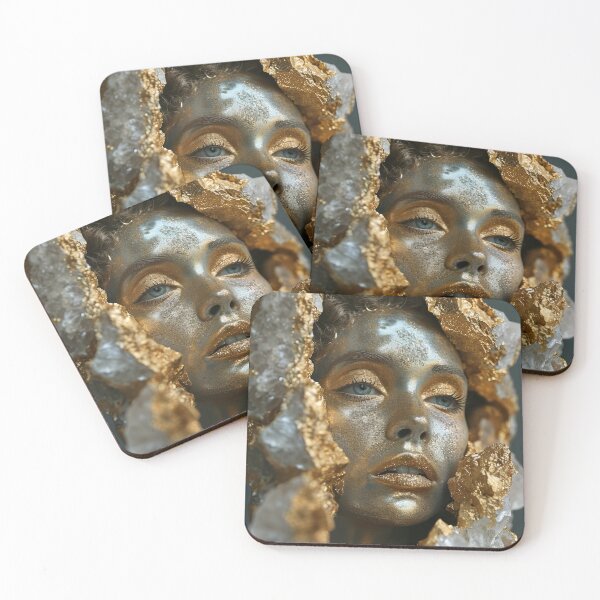 Item preview, Geode Agate Woman Portrait designed and sold by BilgePaksoylu.