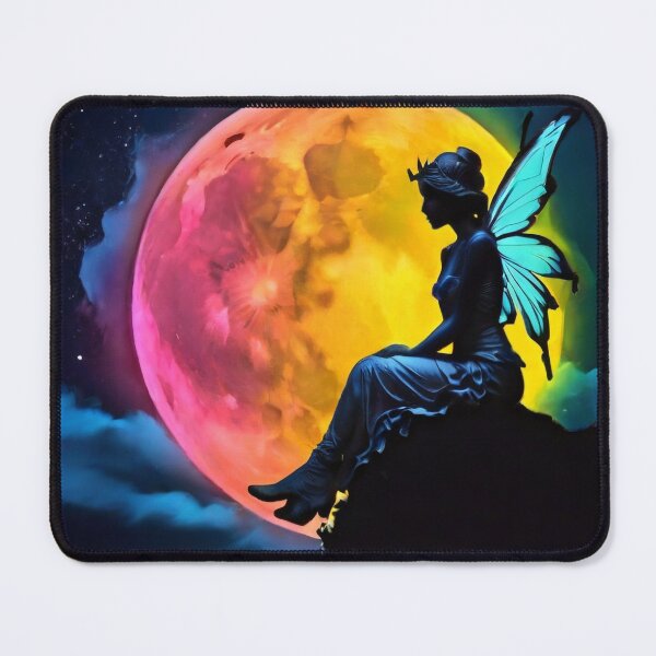 Item preview, Celestial Reverie | Fairy Silhouette in Lunar Colorsplash designed and sold by MysticFable.