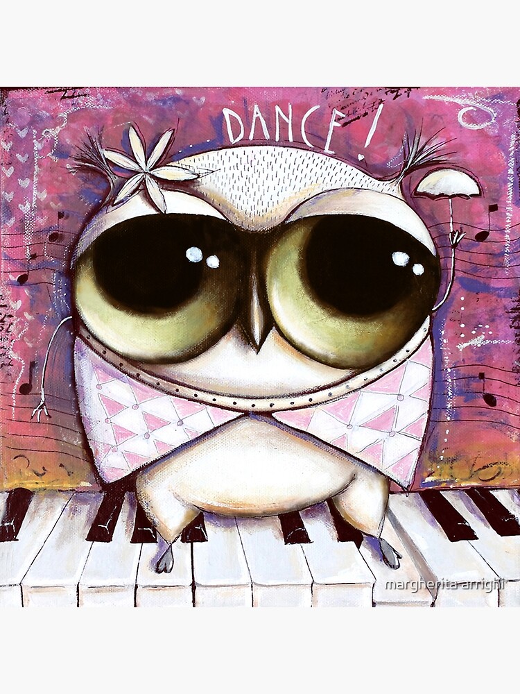 Owl dance on piano by marrighi