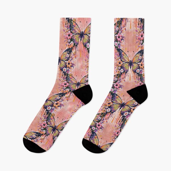 Item preview, Butterfly and floral bloom designed and sold by Veata.