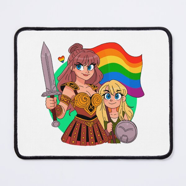 Item preview, LGBT couple, warrior designed and sold by MaiSeries.