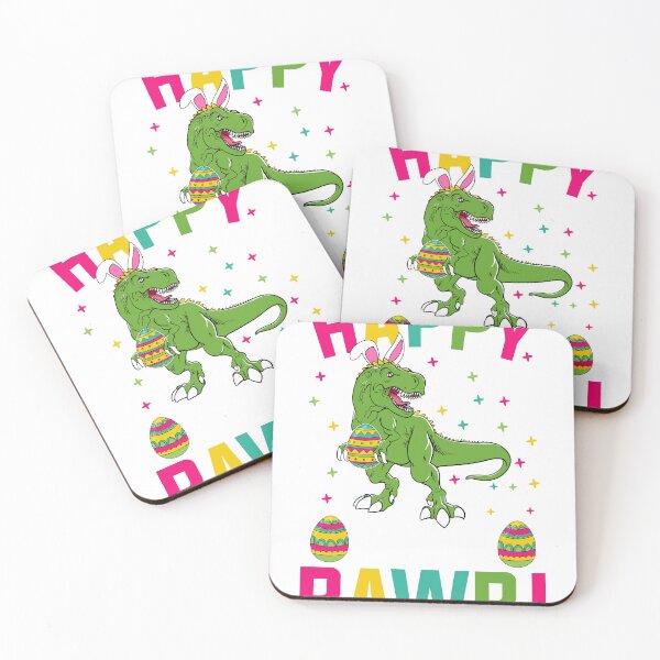 Item preview, Colorful happy Easter Day, happy eastrawr dinosaur  designed and sold by Oelaryf.