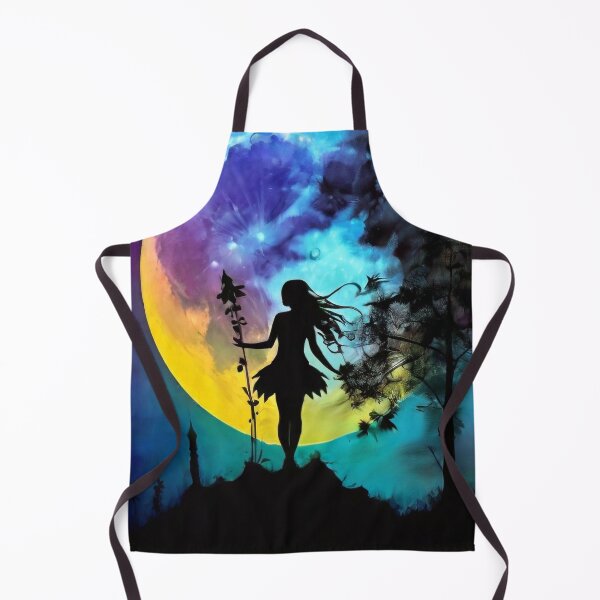 Item preview, Moonlit Dreams | Fairy Silhouette in Celestial Colorsplash designed and sold by MysticFable.