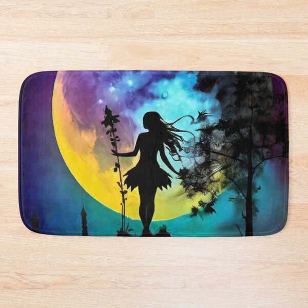 Item preview, Moonlit Dreams | Fairy Silhouette in Celestial Colorsplash designed and sold by MysticFable.