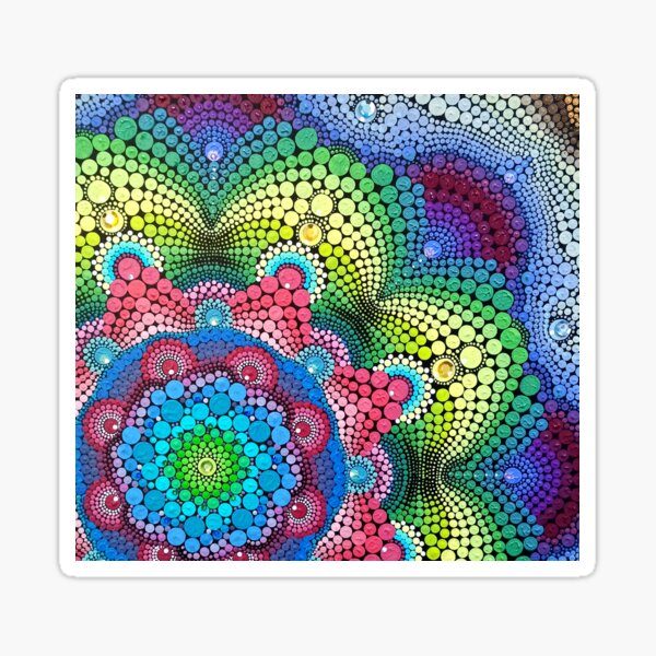 Corona No.2 Mandala Sticker