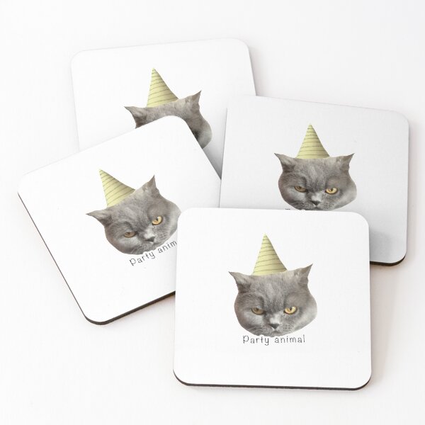 Item preview, Party Animal Cat  designed and sold by theniamhmachine.