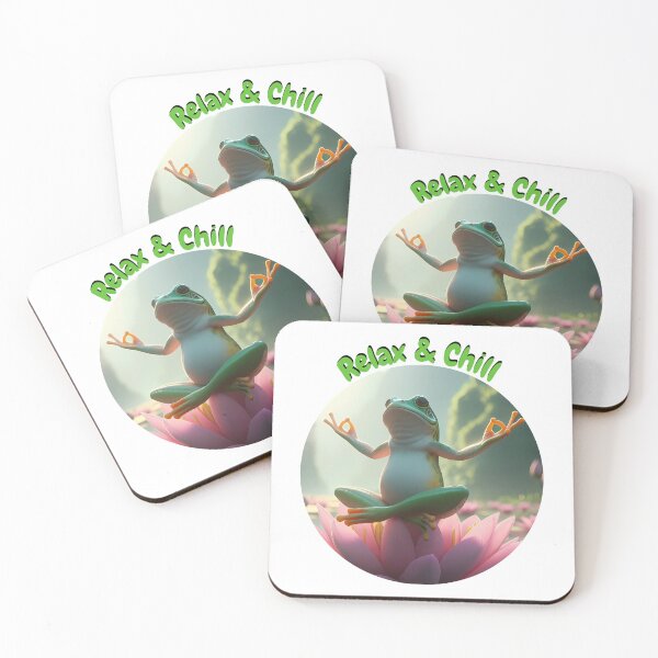 Item preview, Relax & Chill Frosch in Lotus 3 designed and sold by Toms Tee.