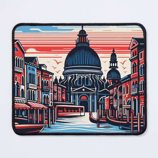 Item preview, Venice Travel Retro Poster designed and sold by TomFrontierArt.