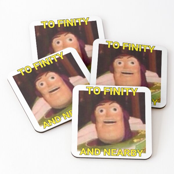 Item preview, To finity and nearby - (To infinity and beyond meme) designed and sold by NolensVolens.