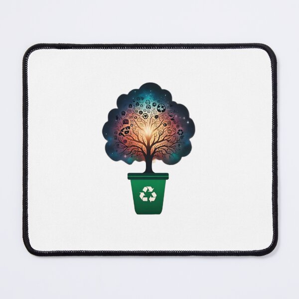 Item preview, Green Harmony: Recycling Nature's Renewal designed and sold by AI-Only Creations.