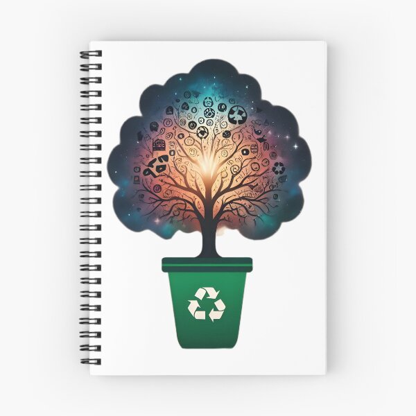 Item preview, Green Harmony: Recycling Nature's Renewal designed and sold by AI-Only Creations.