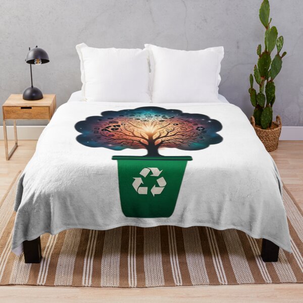 Item preview, Green Harmony: Recycling Nature's Renewal designed and sold by AI-Only Creations.