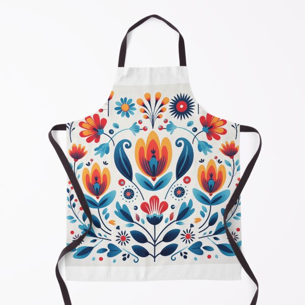 Item preview, flowers in folklore style designed and sold by EtnoBlend.