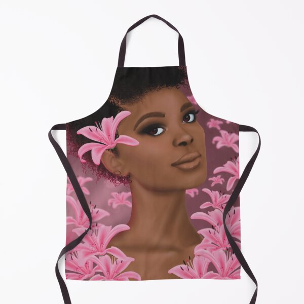 Item preview, Destiny -Dark Woman, Yellow Flowers (Large), Airbrushed Drawing  designed and sold by written4r7.