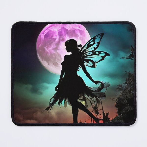 Item preview, Moonlit Mirage | Fairy Silhouette in Celestial Colorsplash designed and sold by MysticFable.