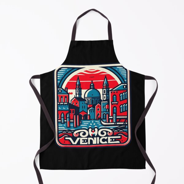 Item preview, Venice Travel Retro Poster designed and sold by TomFrontierArt.