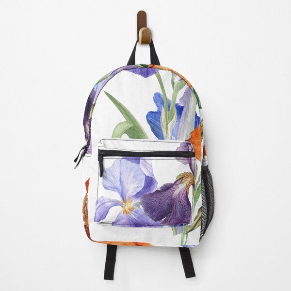 Item preview, purple orange blue IRIS flower designed and sold by Hinny8.