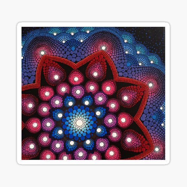 Star mandala Sticker