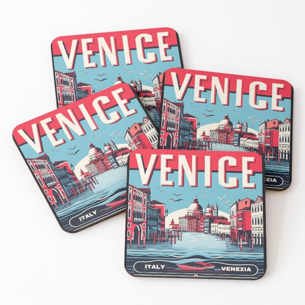 Item preview, Venice Travel Retro Poster designed and sold by TomFrontierArt.