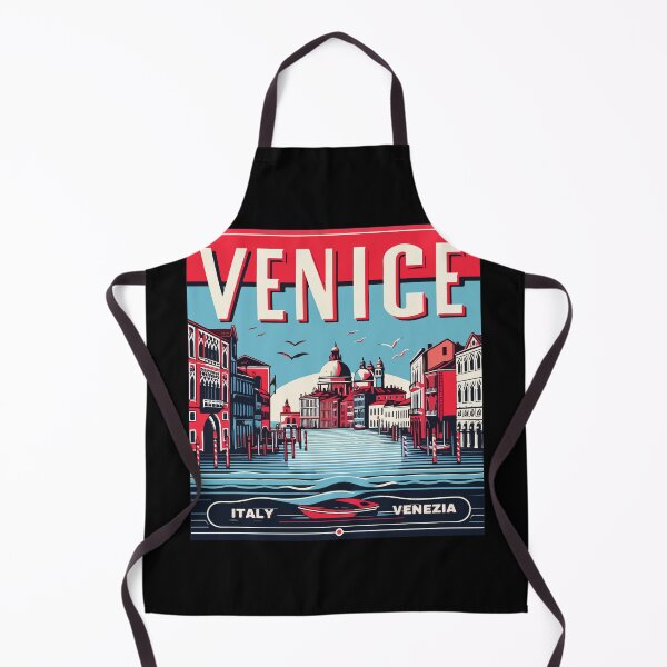 Item preview, Venice Travel Retro Poster designed and sold by TomFrontierArt.