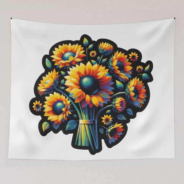 Item preview, Painted Sunflower Bouquets designed and sold by Truck Stop One.