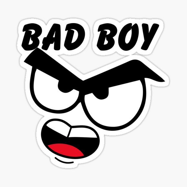 Bad boy eyes cartoon